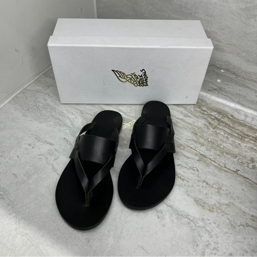 Ancient Greek Black Women's Sandals